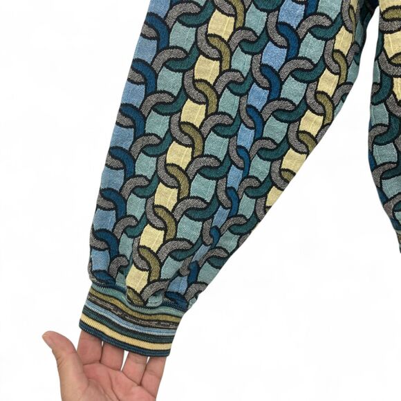 Vintage Barnes Storm Sweater Size L 90s Geometric Pattern - Picture 6 of 11